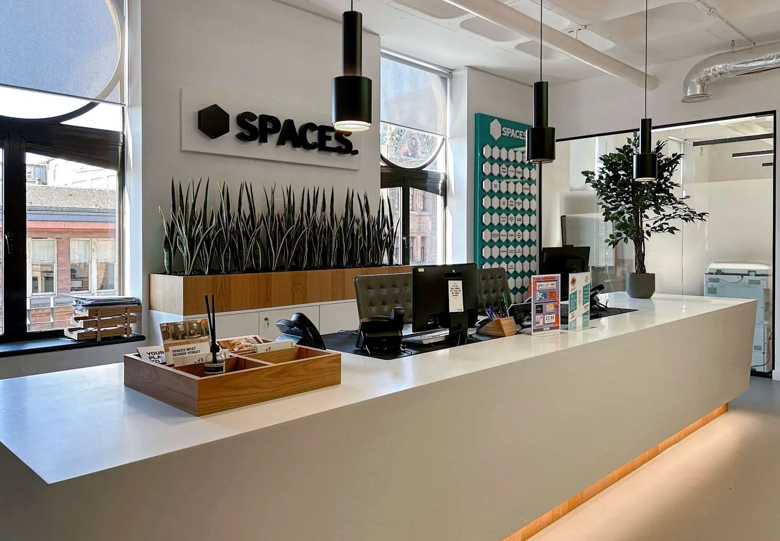 Spaces GLASGOW, Spaces, West George Street, Reception, Glasgow