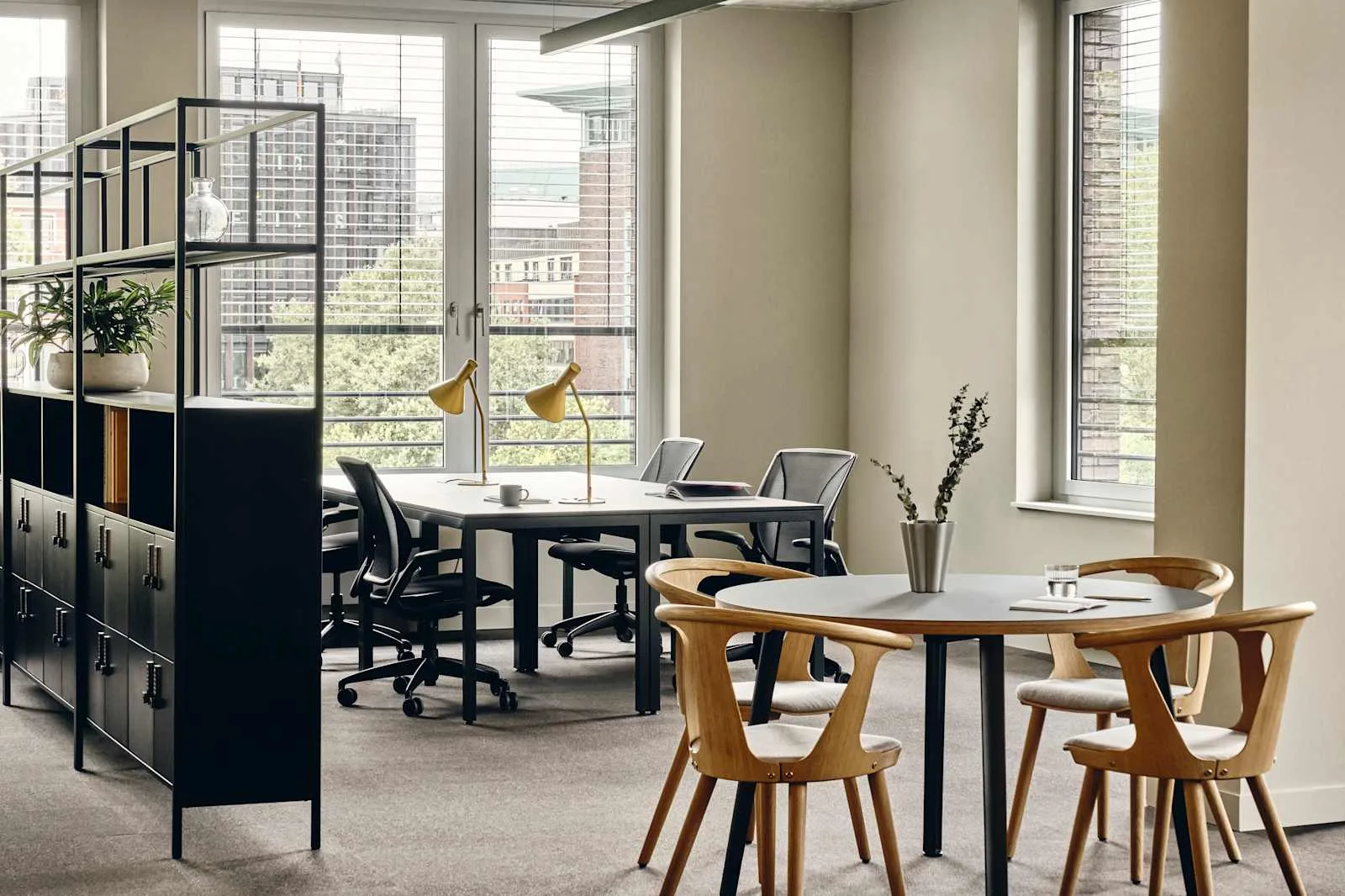 Spaces Hamburg, Spaces Hammaburgplatz, Privatbüro mit 4 Arbeitsplätzen, Hamburg