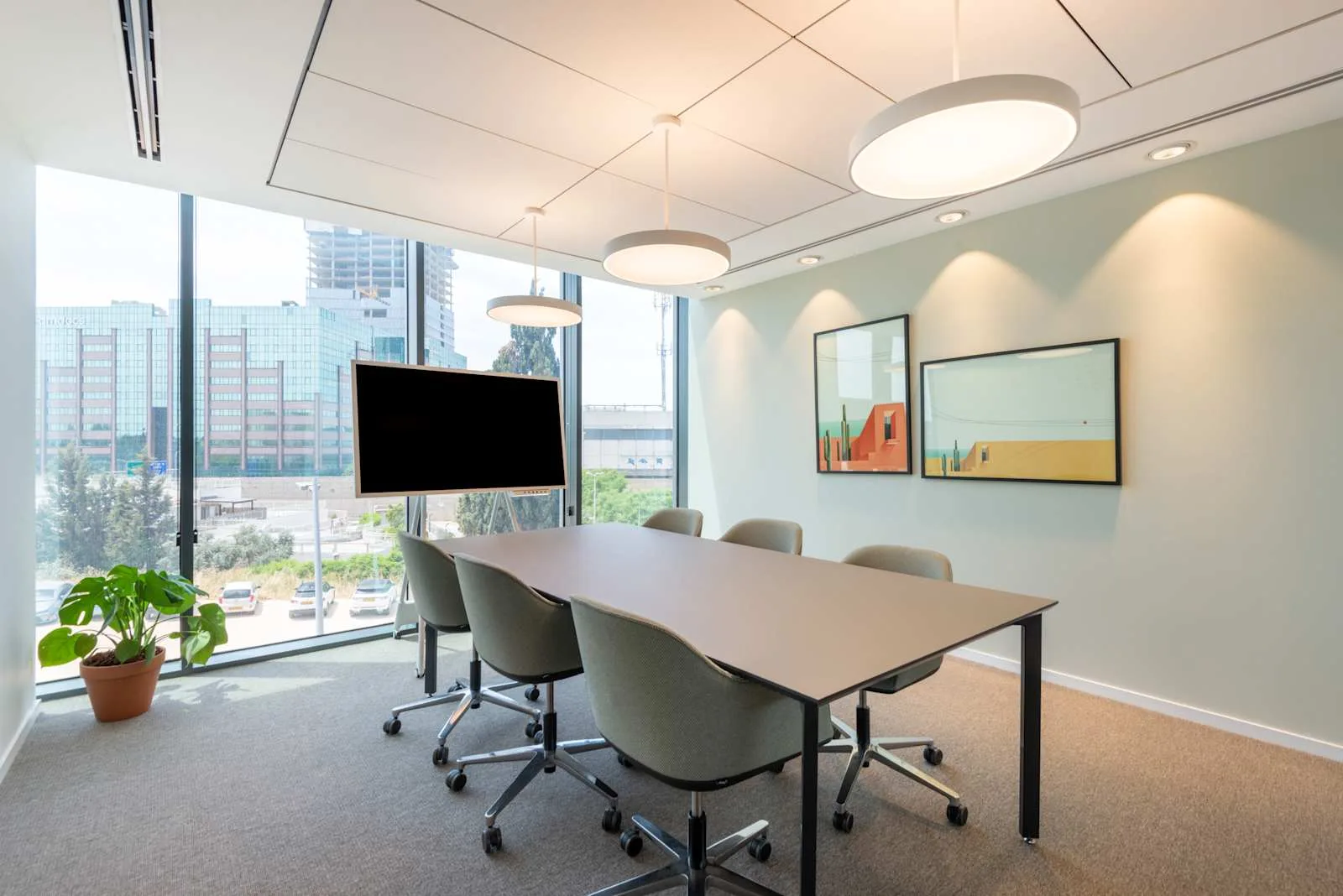 Spaces Kfar Saba, Spaces Menivim, Meeting room for 6 people, Kefar Sava