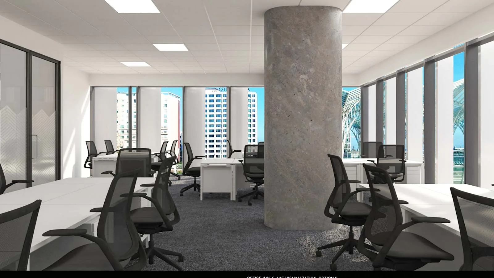 Spaces LISBON, Spaces Oriente, Open-plan office, Lisbon