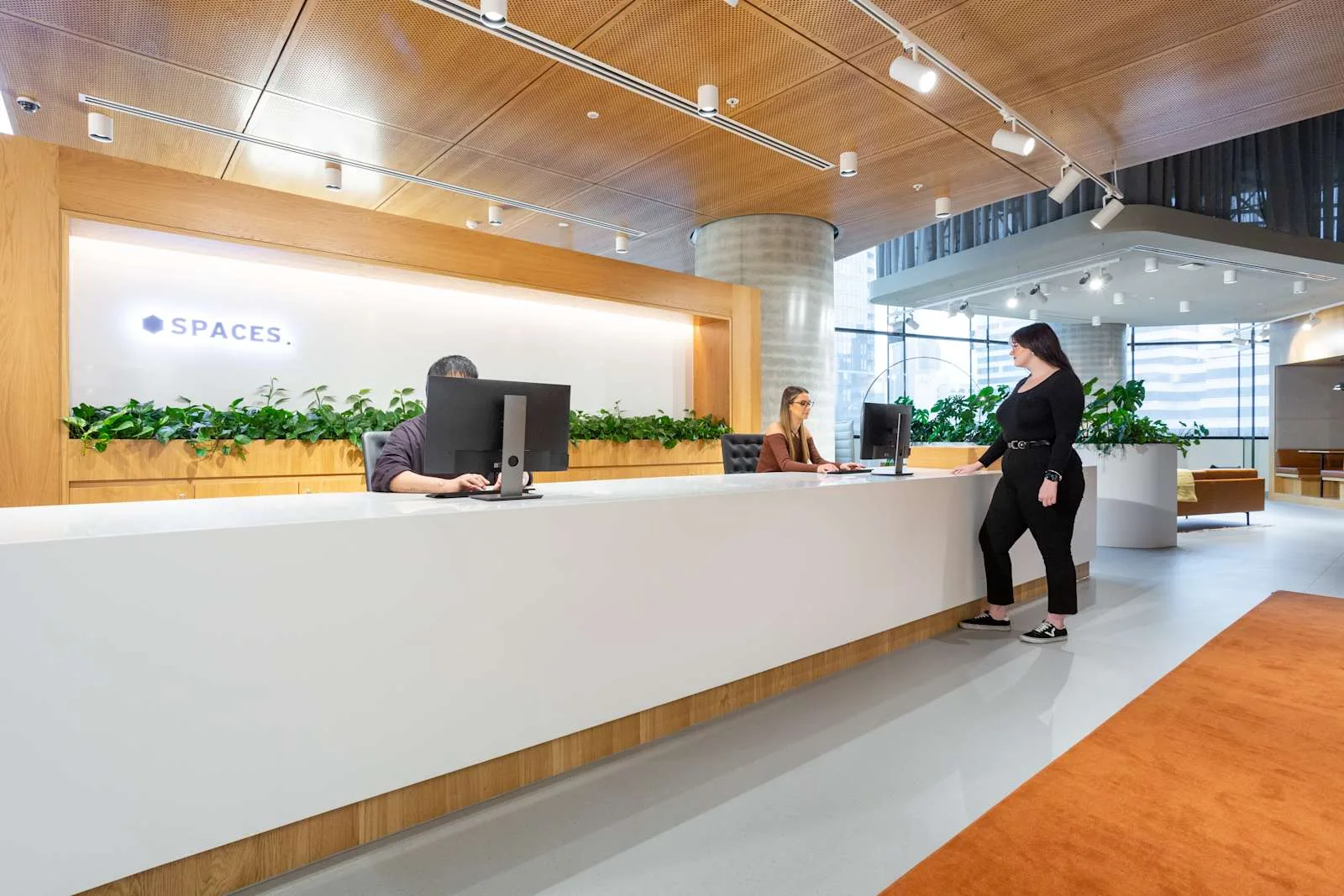Spaces MELBOURNE, Spaces Two MQ, Reception, Docklands, VIC