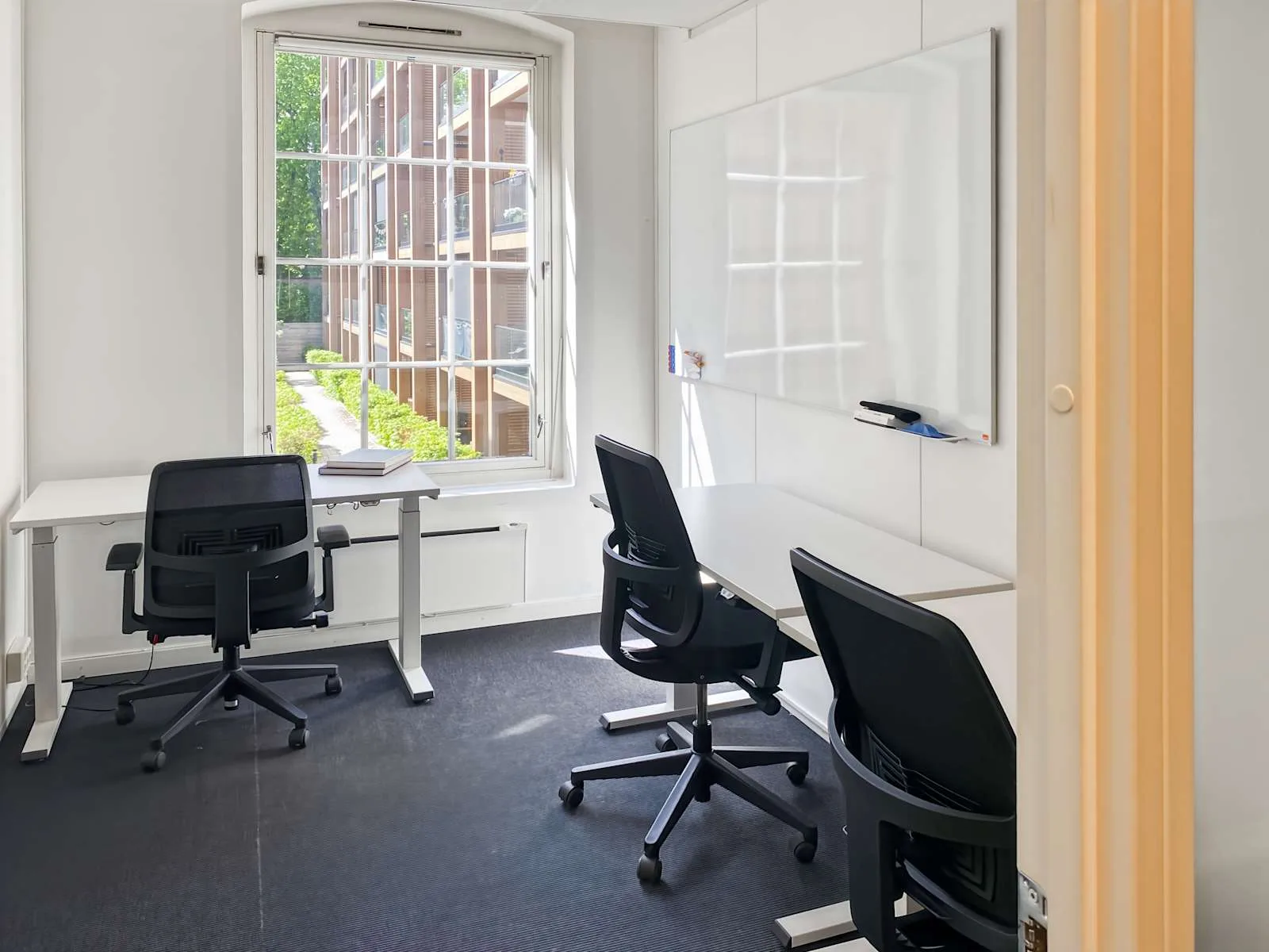 Spaces Oslo, Spaces Fredensborg, Privat kontor med 3 arbeidsplasser, Oslo