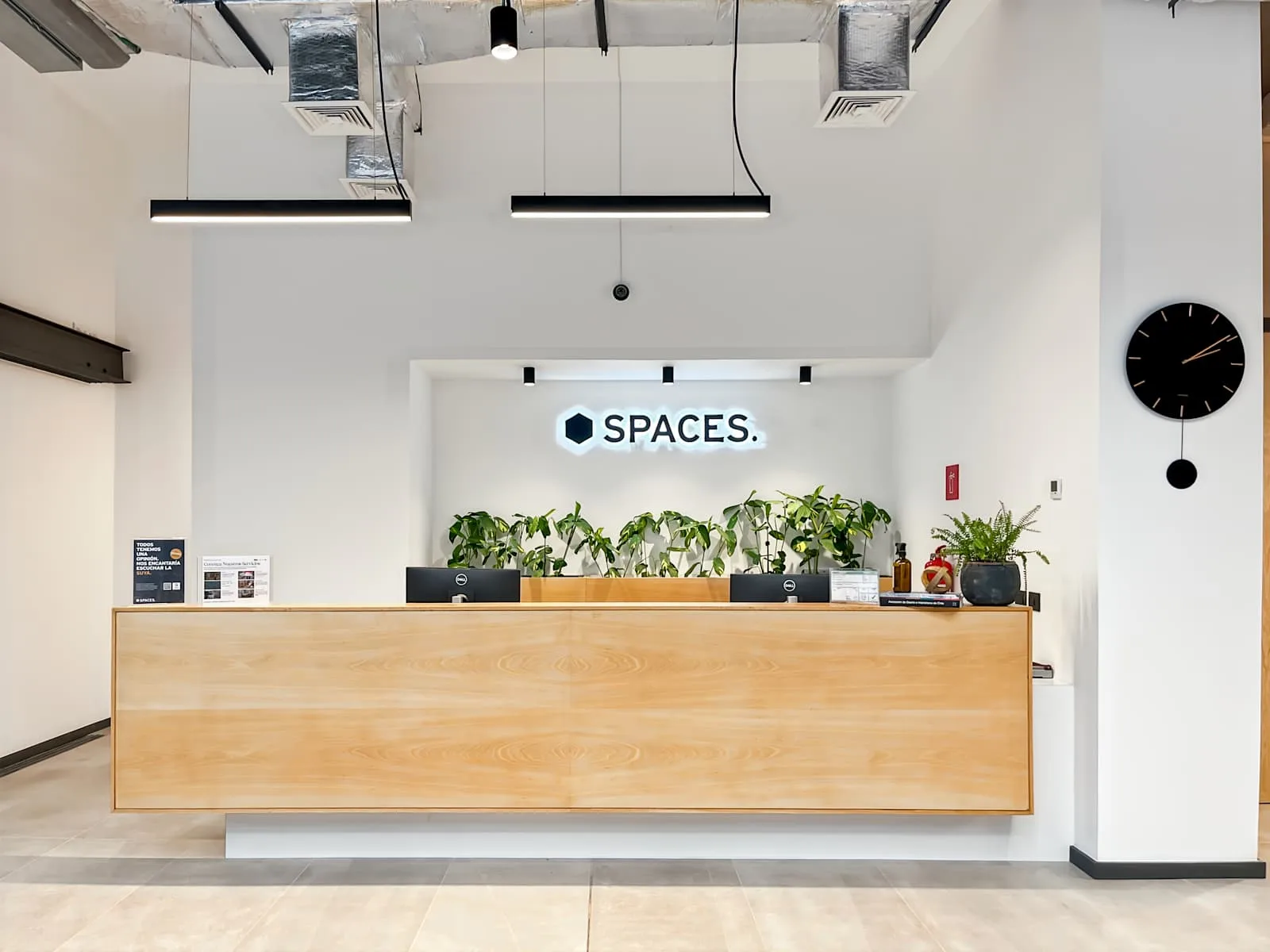 Spaces Santiago, Riesco Las Condes, Reception, Santiago