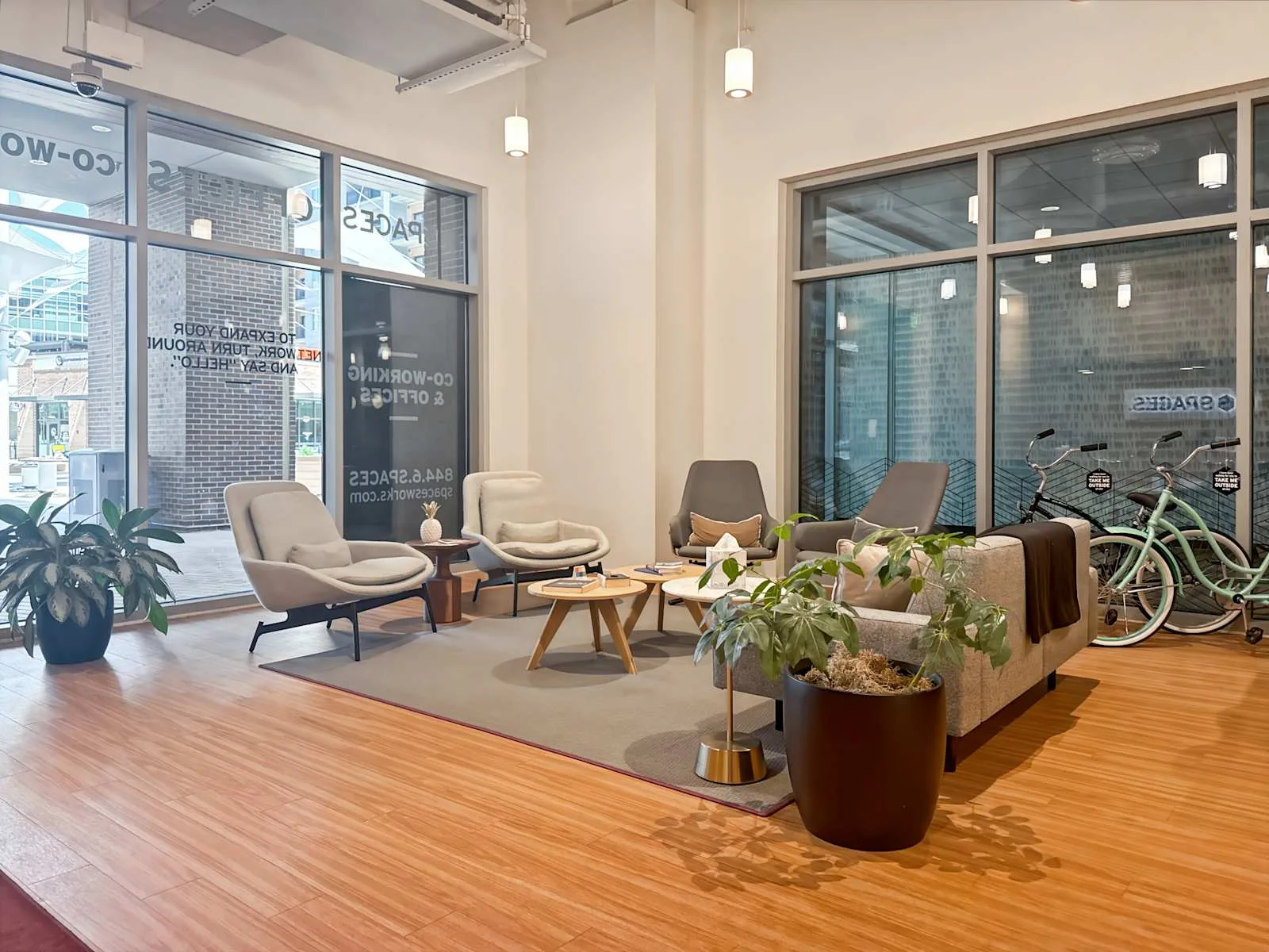 Spaces SC, Greenville - Falls Tower, Lounge, Greenville, SC