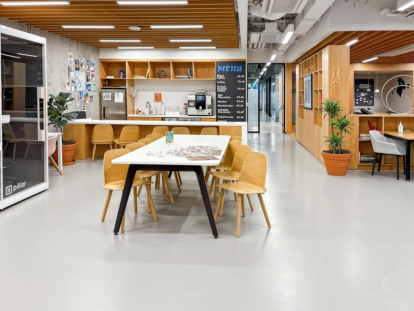 Spaces WA, Seattle - Spaces 2 and U, Cafeteria, Seattle, WA