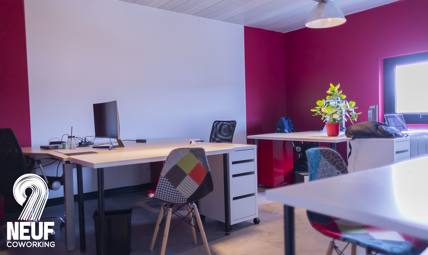 Le 9 Coworking, Bureau privatif 4 postes, La Rochelle
