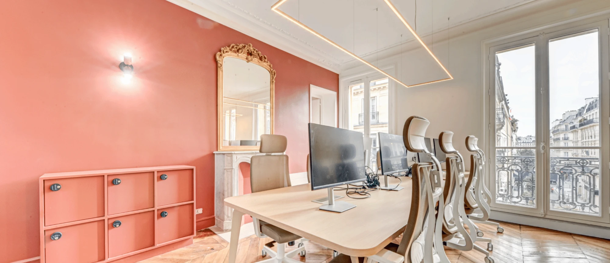 All Day Sébastopol, Privatbüro mit 6 Arbeitsplätzen, Paris 2e