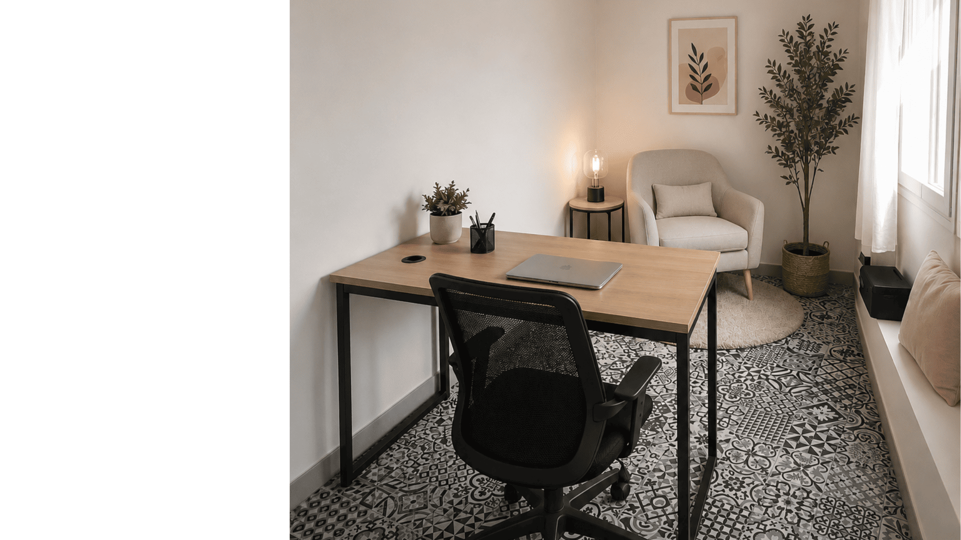 Antiwork, Private office, 1 desk, Menton