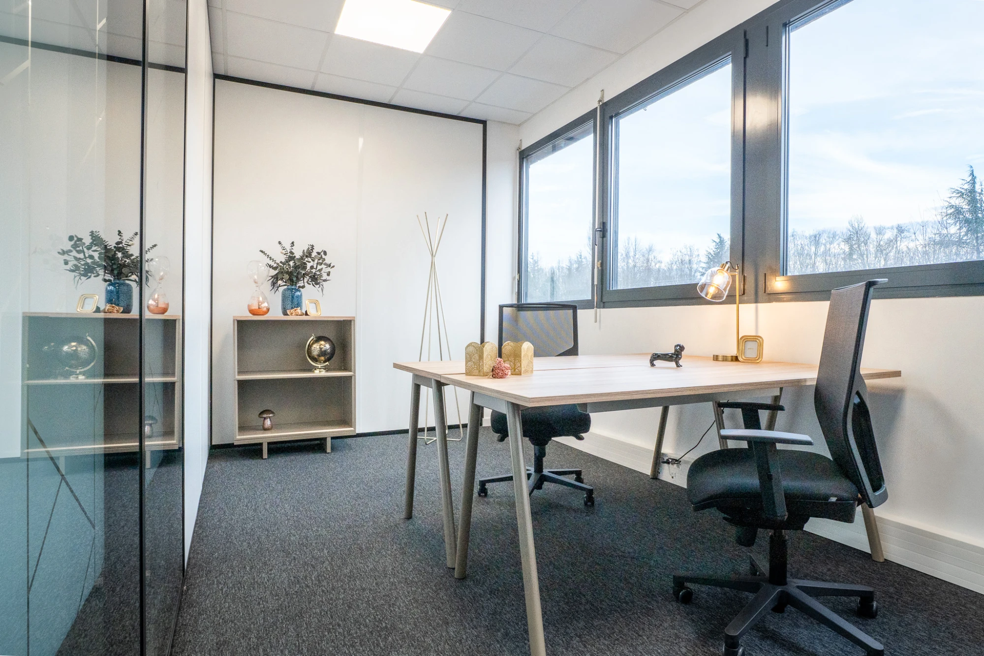 B'CoWorker Saint-Priest, Privatbüro mit 2 Arbeitsplätzen, Saint-Priest