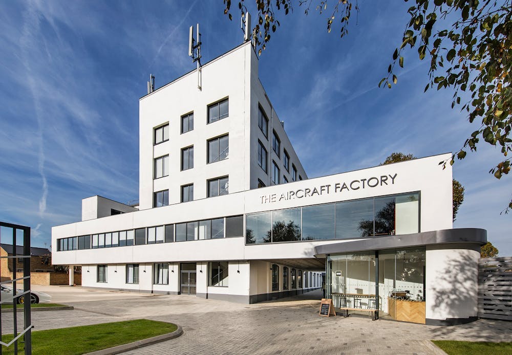 Beem - The Aircraft Factory, 100 Cambridge Grove, Building facade, Putney