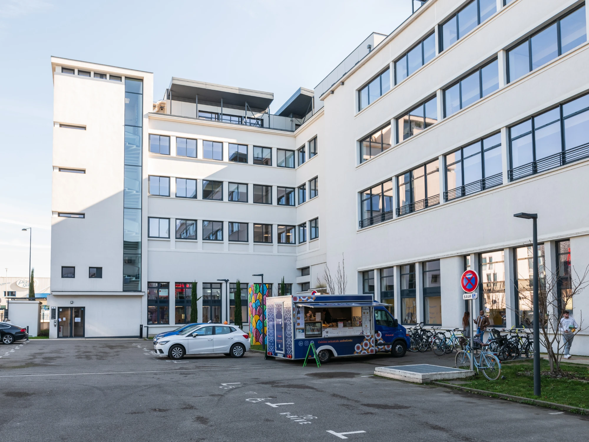 Bel Air Business, Gebäudefassade, Villeurbanne