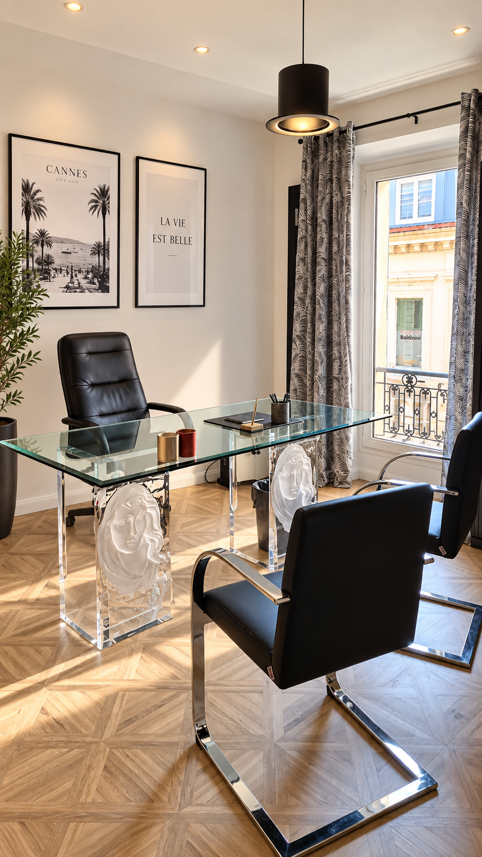 Bureau de Prestige, Private office, 1 desk, Cannes