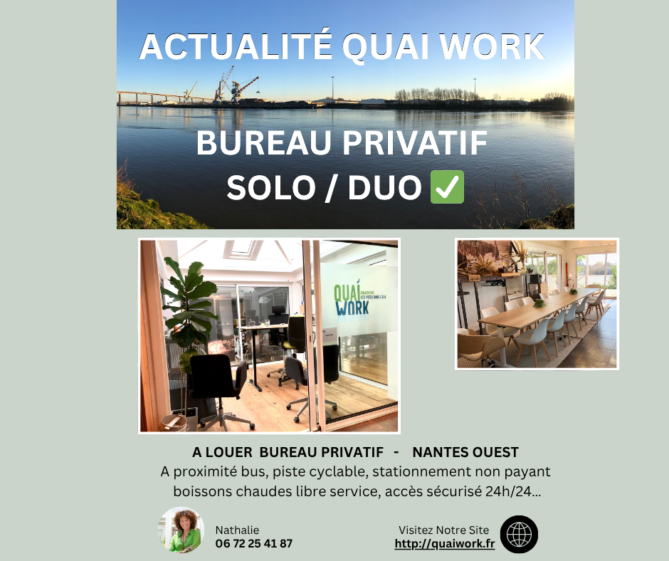 Quai Work, Bureau privatif , Saint-Herblain