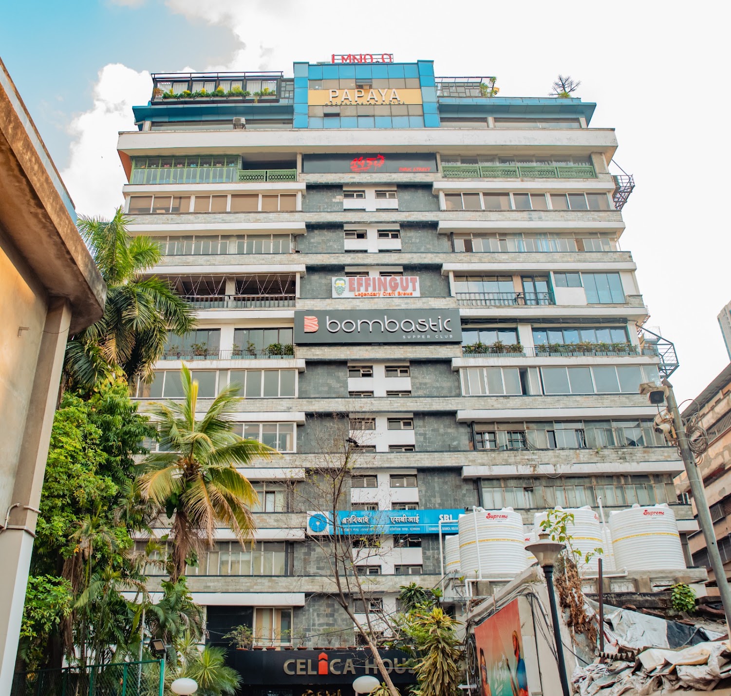 Celica Group, Building facade, Kolkata