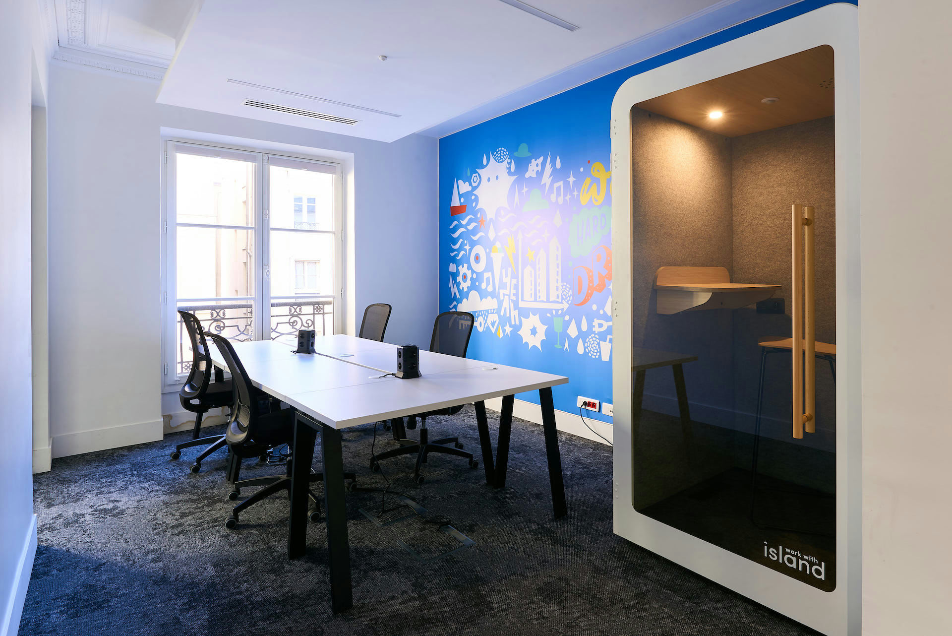 Deskeo Chauchat, Private office, 4 desks, Paris 9e