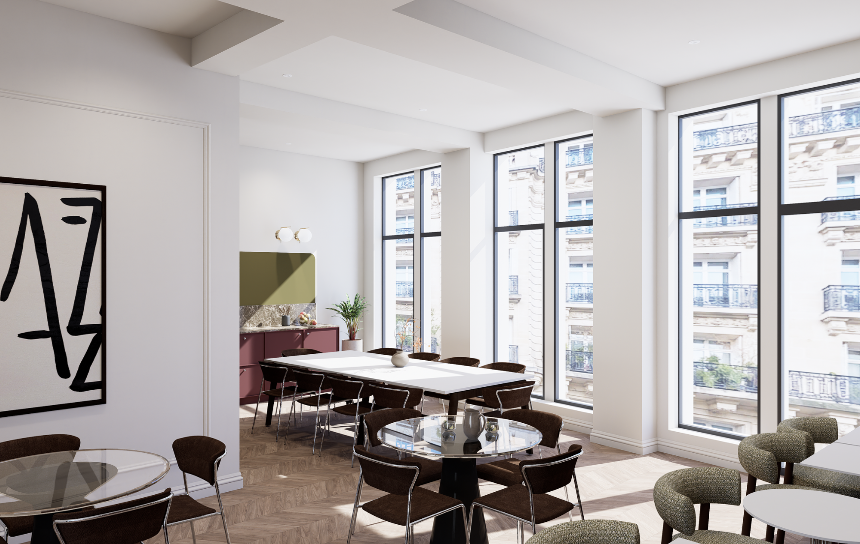 Sora Spontini , Espace de 139 m² - 29 postes, Paris 16e