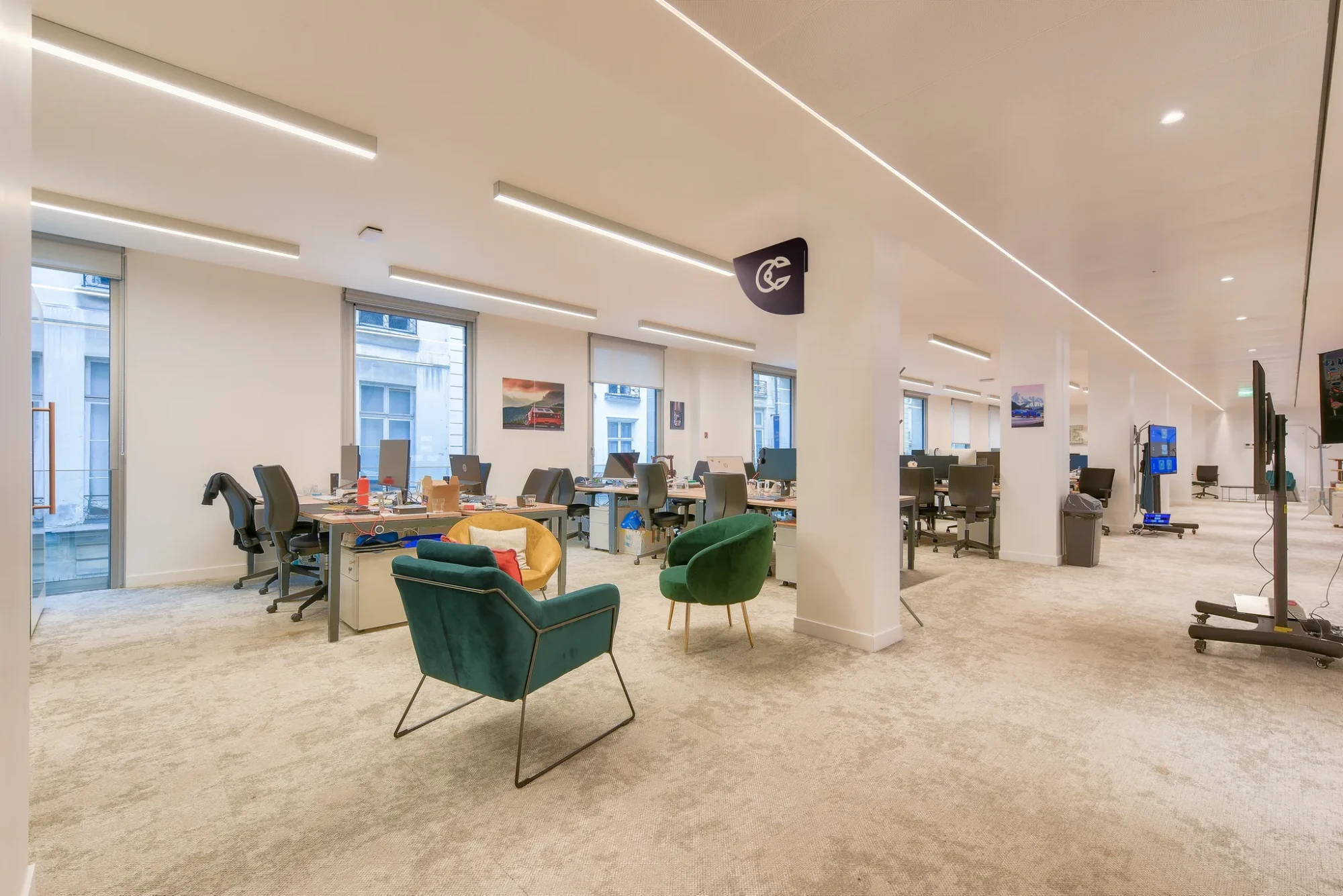 Hiptown Pyramides - Opéra, Open-plan office, Paris 1er