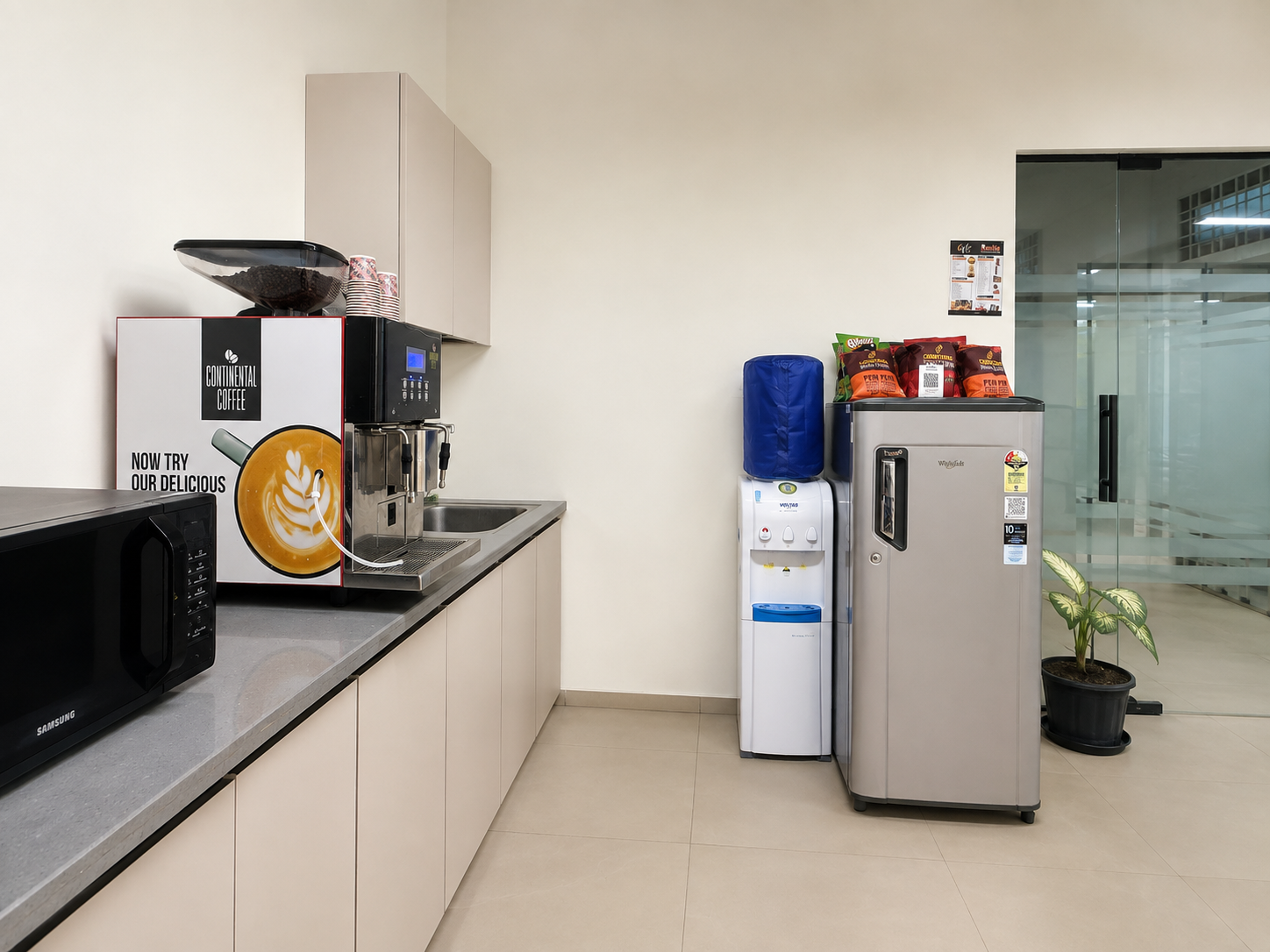 Hoblix Coworking Space, Kitchen, Gurugram