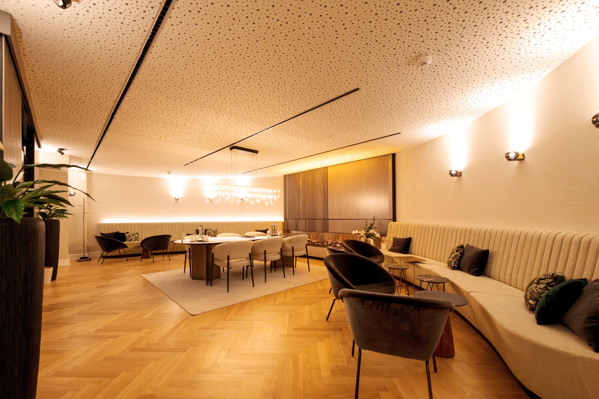 Satellite Office Frankfurt Villa Sander, Kaminlounge "Stradivari", Frankfurt am Main