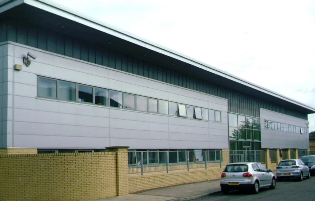 100 Brand Street Business Centre, Building facade, Glasgow