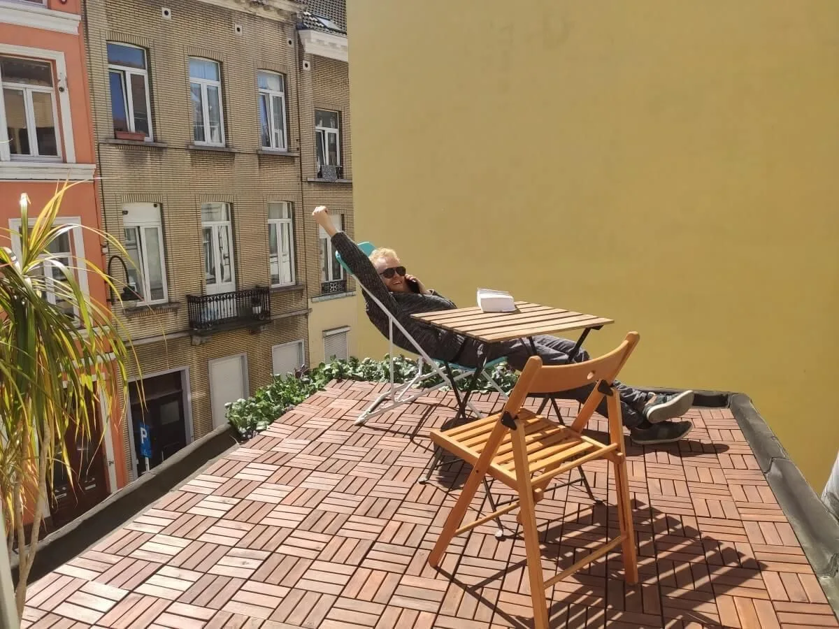 1USUAL co-working, Terrace and outdoor space, Brussels