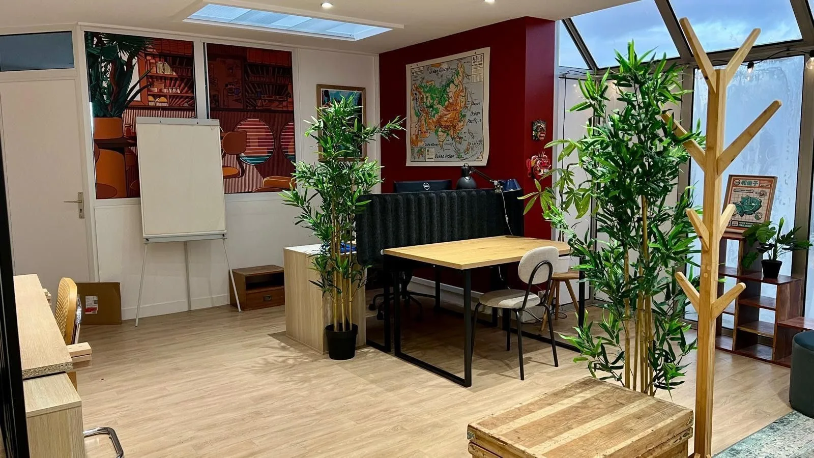 Akita Coworking, Private office, 3 desks, Caen