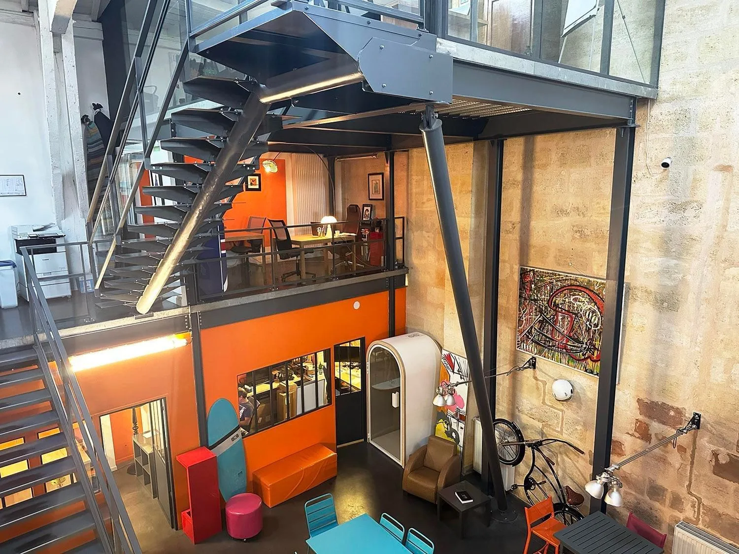 Alveole Cowork'in, Gemeinschaftsbereich, Bordeaux