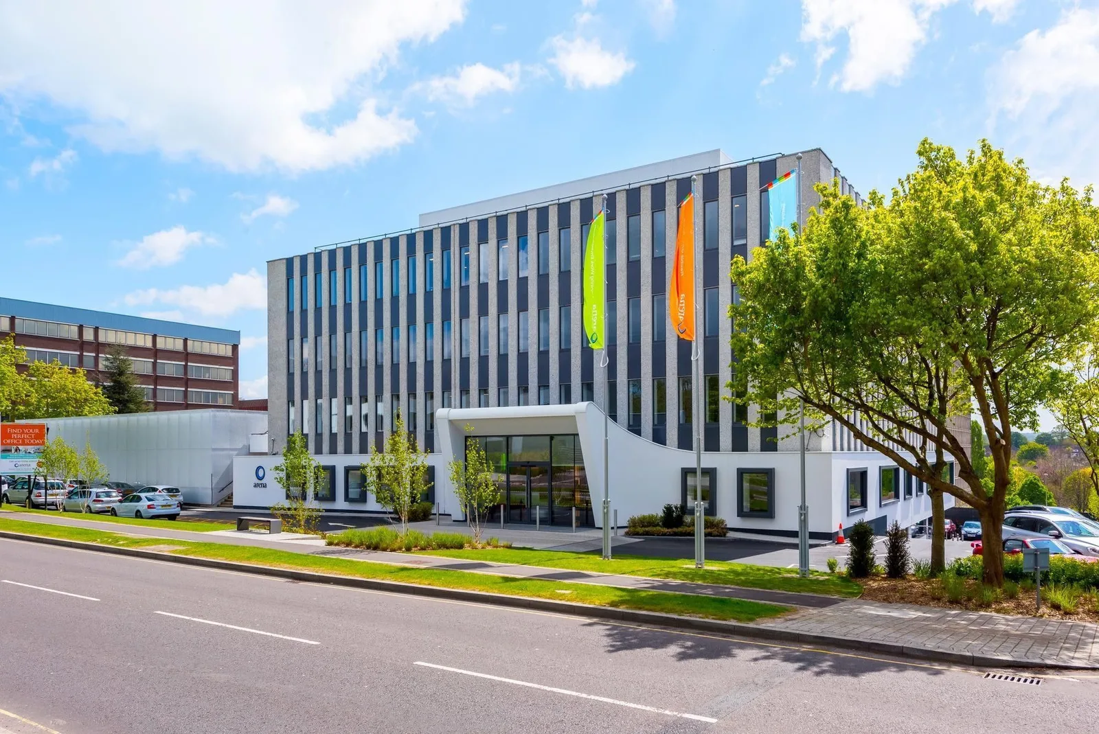 Arena Offices Basingstoke - The Square, Building facade, Basingstoke