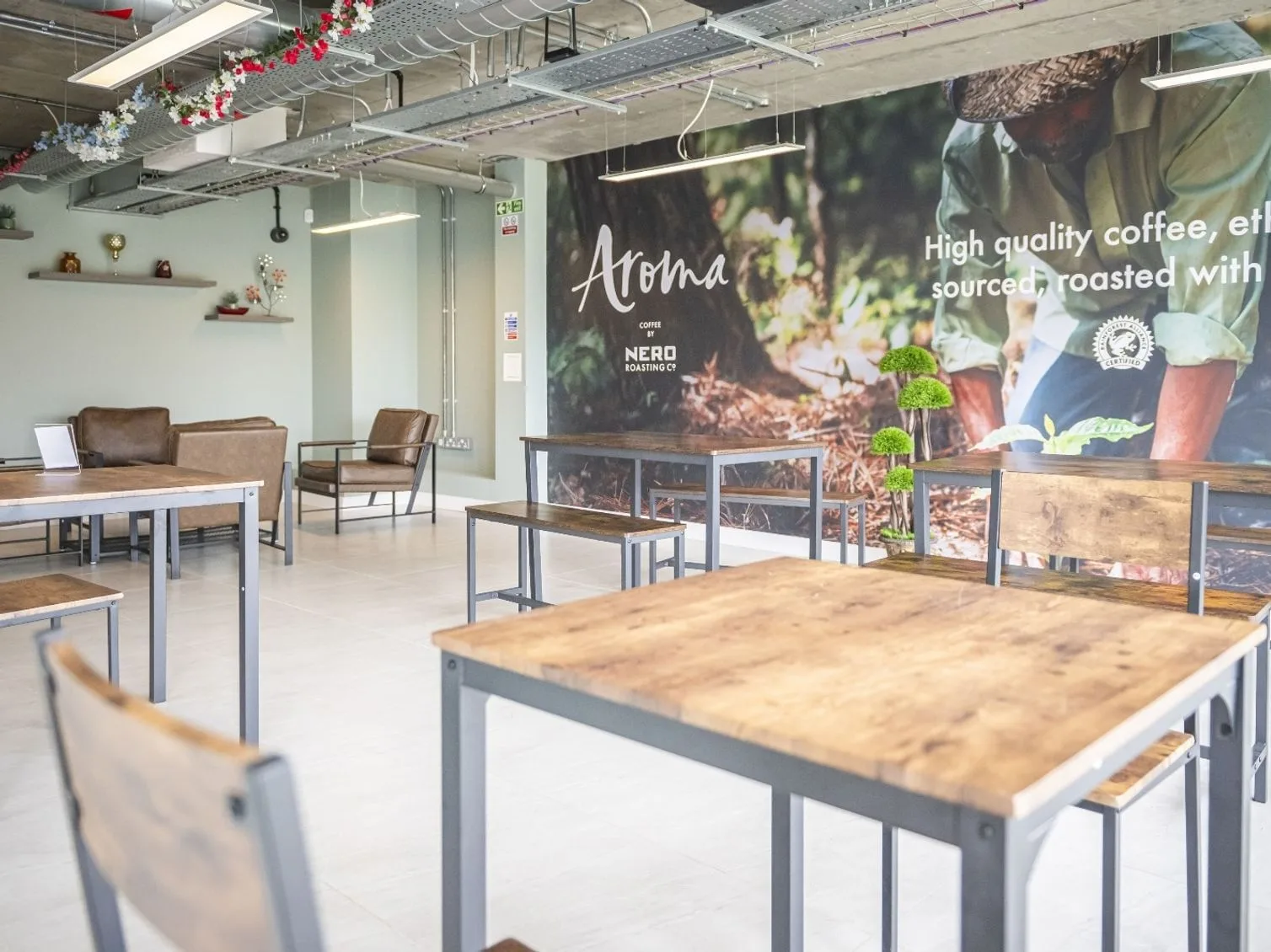 Aroma Coworking, Cafétéria, Londres