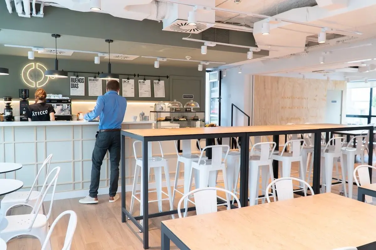 Aticco Castellana, Cafétéria, Madrid