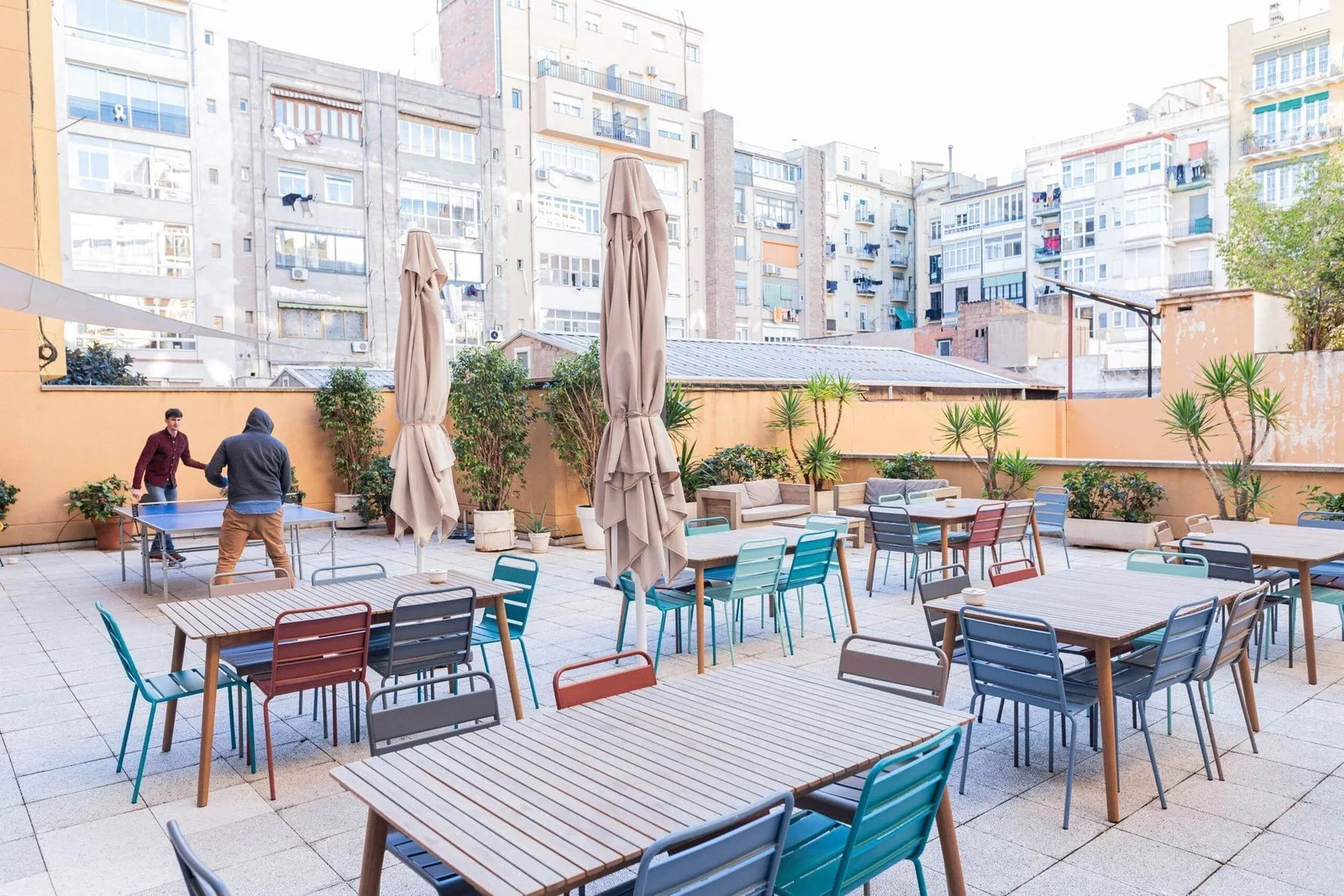 Aticco Verdaguer, Terraço e espaço exterior, Barcelona