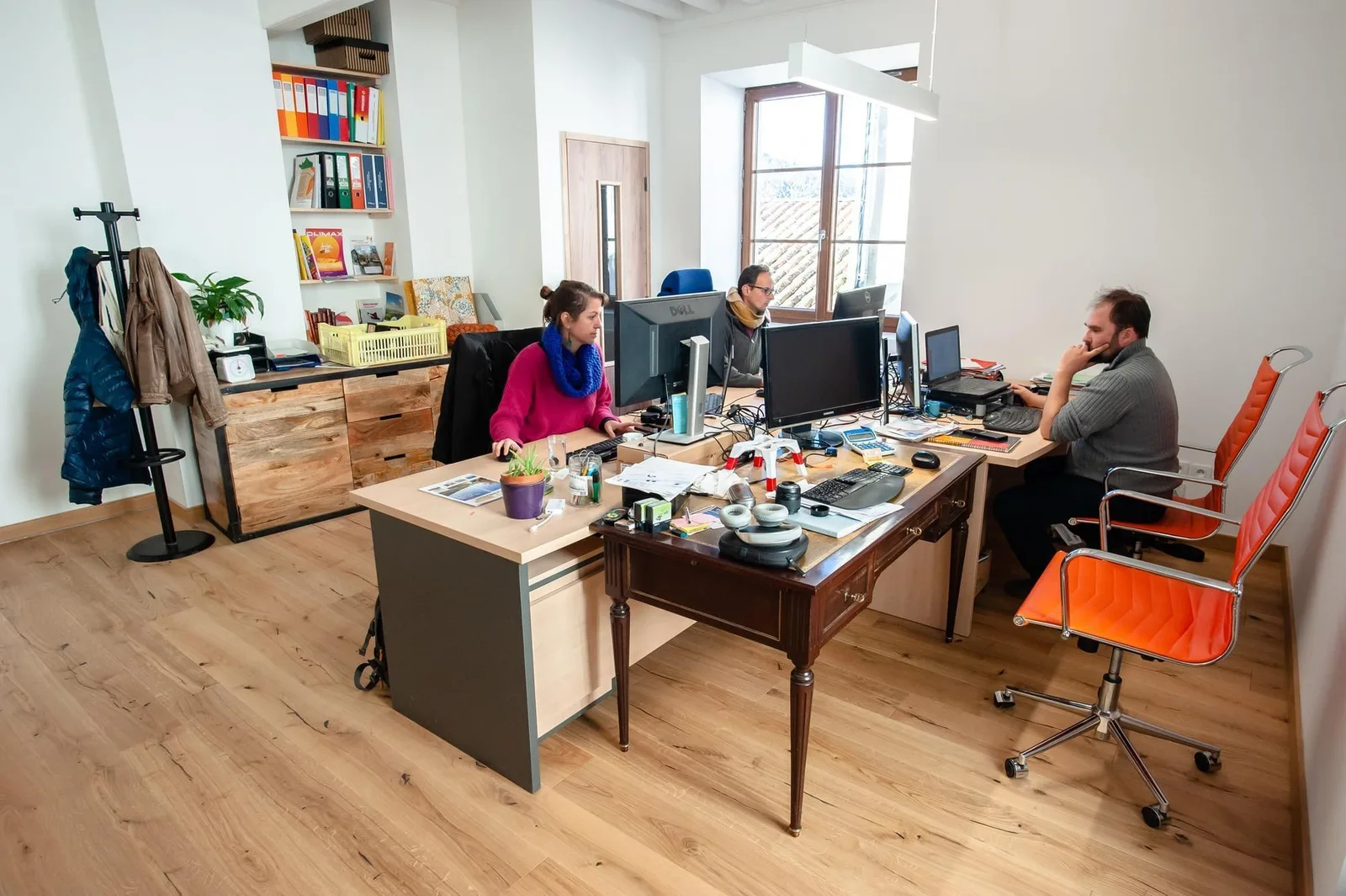 L'Avant-Poste, Privatbüro mit 4 Arbeitsplätzen, Die
