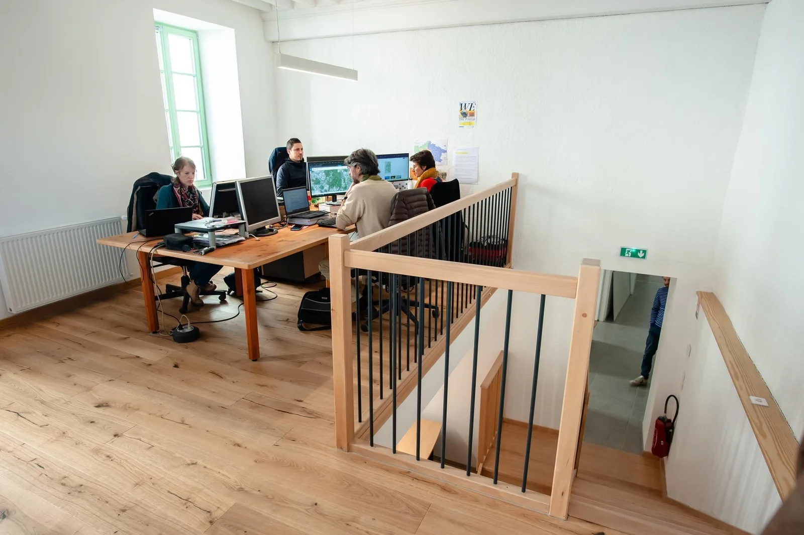 L'Avant-Poste, Privatbüro mit 4 Arbeitsplätzen, Die