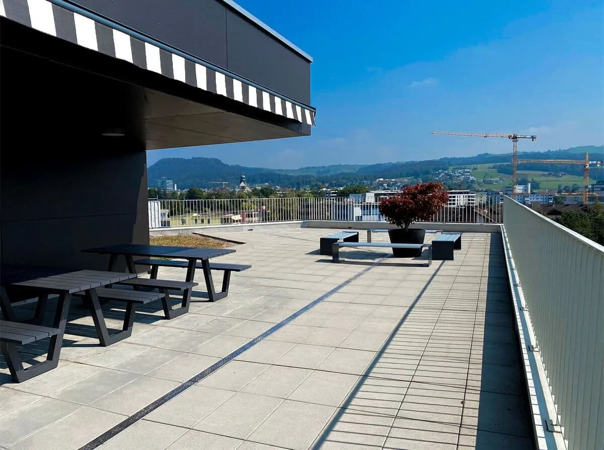 Avanta Business Center, Terrasse et espace extérieur, Baar