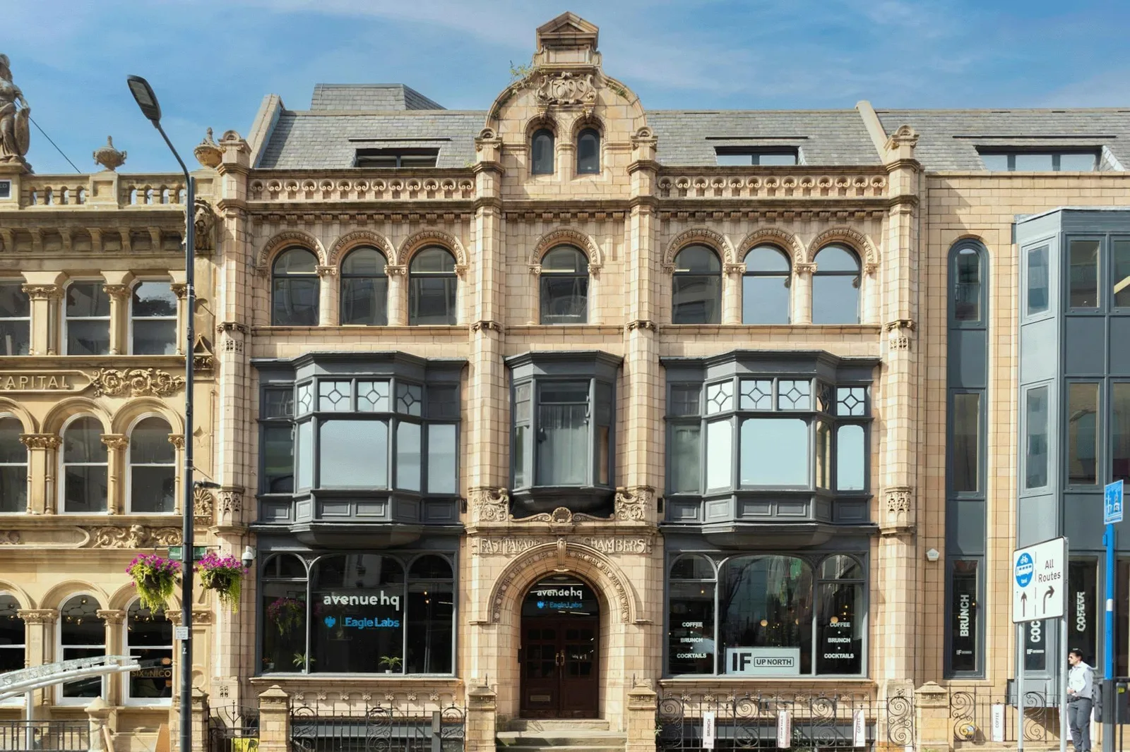 Avenue HQ Leeds, Façade, Leeds