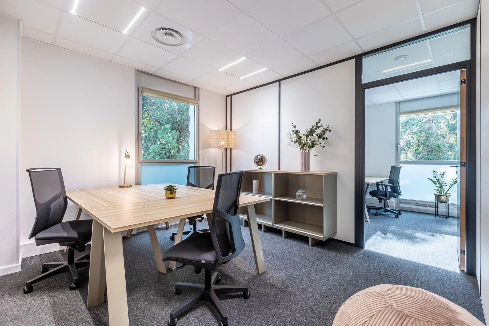 B'CoWorker Nantes, Privatbüro mit 4 Arbeitsplätzen, Carquefou