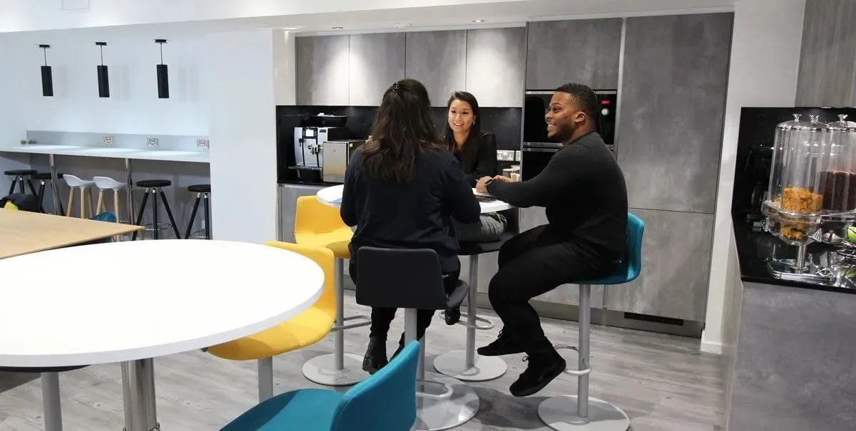 BE Offices Barbican, Kitchen, London