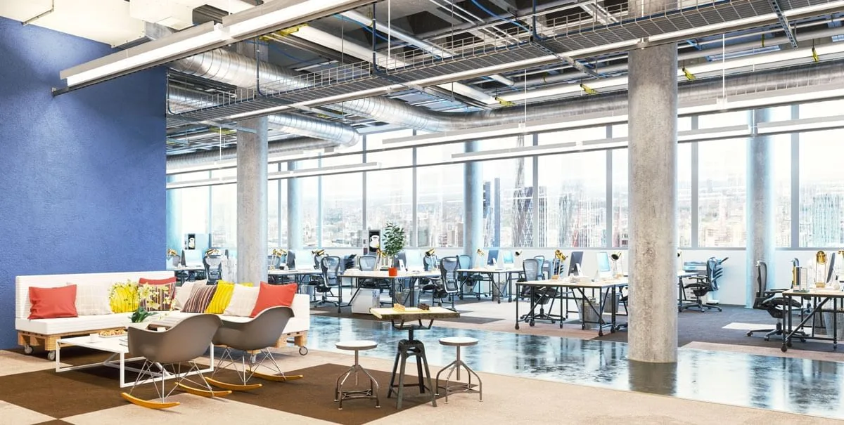 BE.Spoke Managed Space, Open-plan office, London
