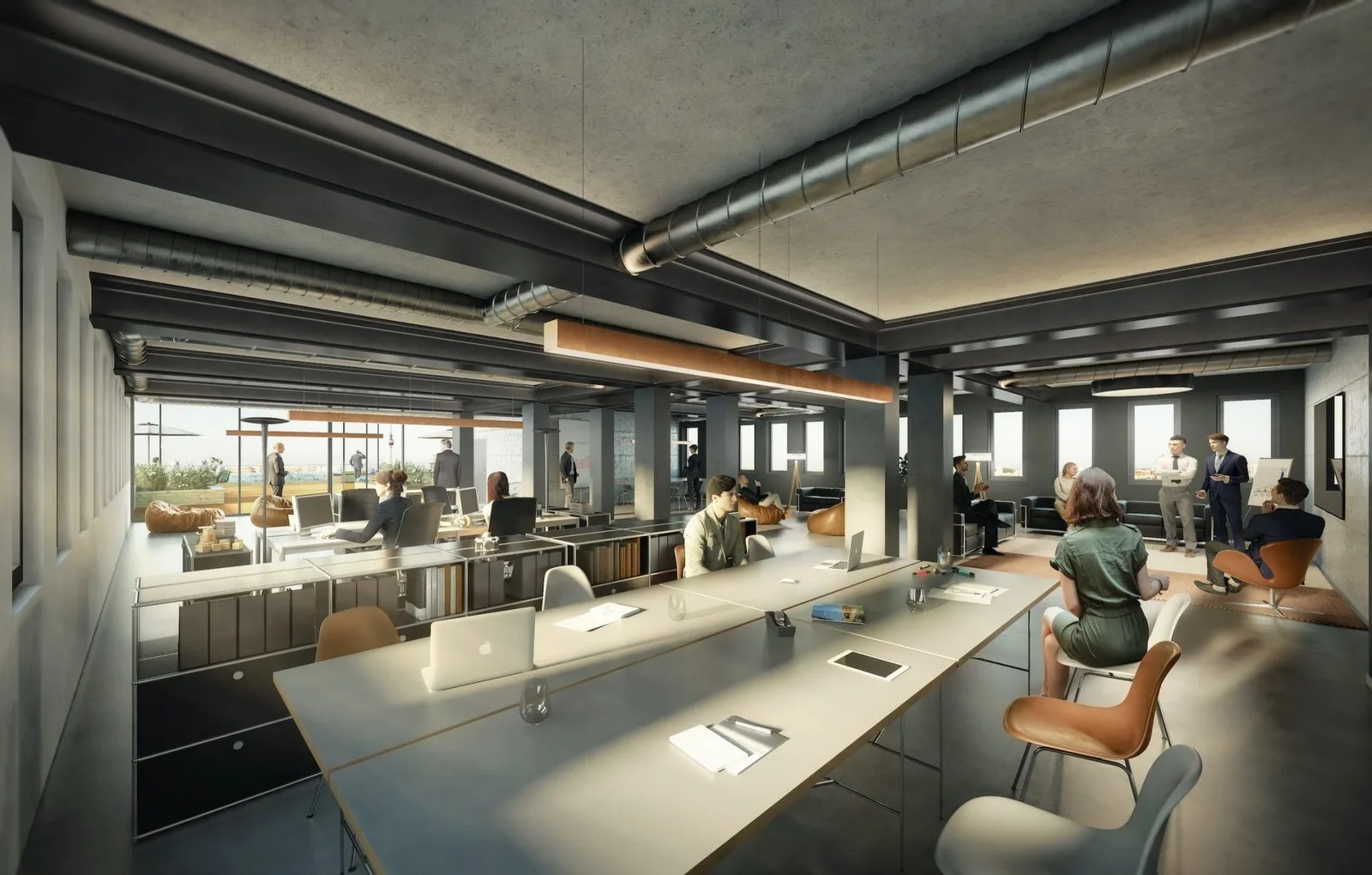 BIC Bürogebäude, Open-plan office, Berlin