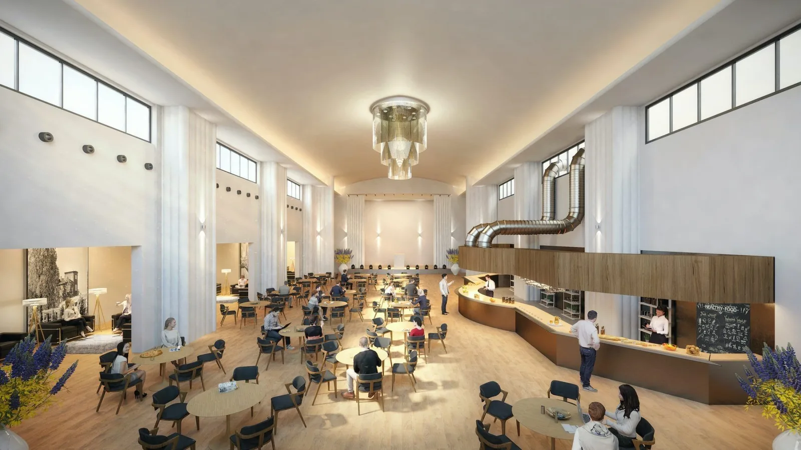 BIC Bürogebäude, Cafeteria, Berlin