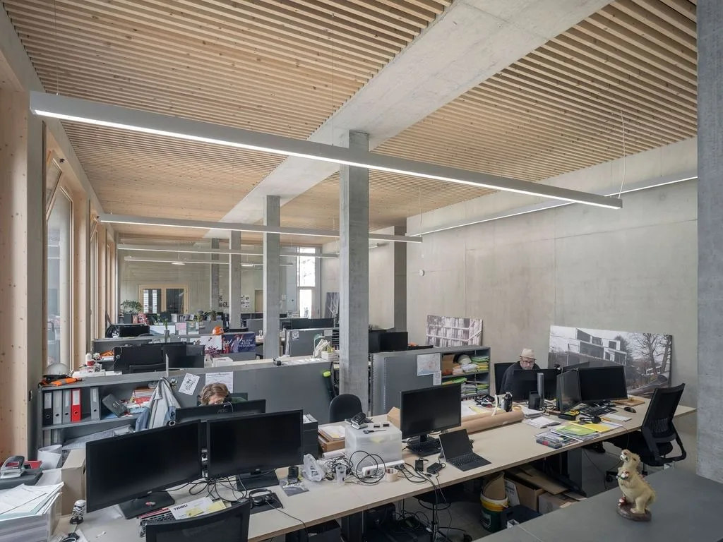 Le Biotope, Open-plan office, Lausanne