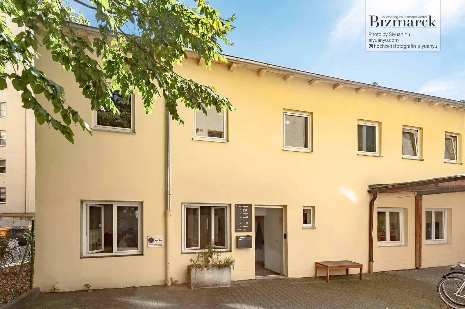 Bizmarck Co-Working, Building facade, Augsburg