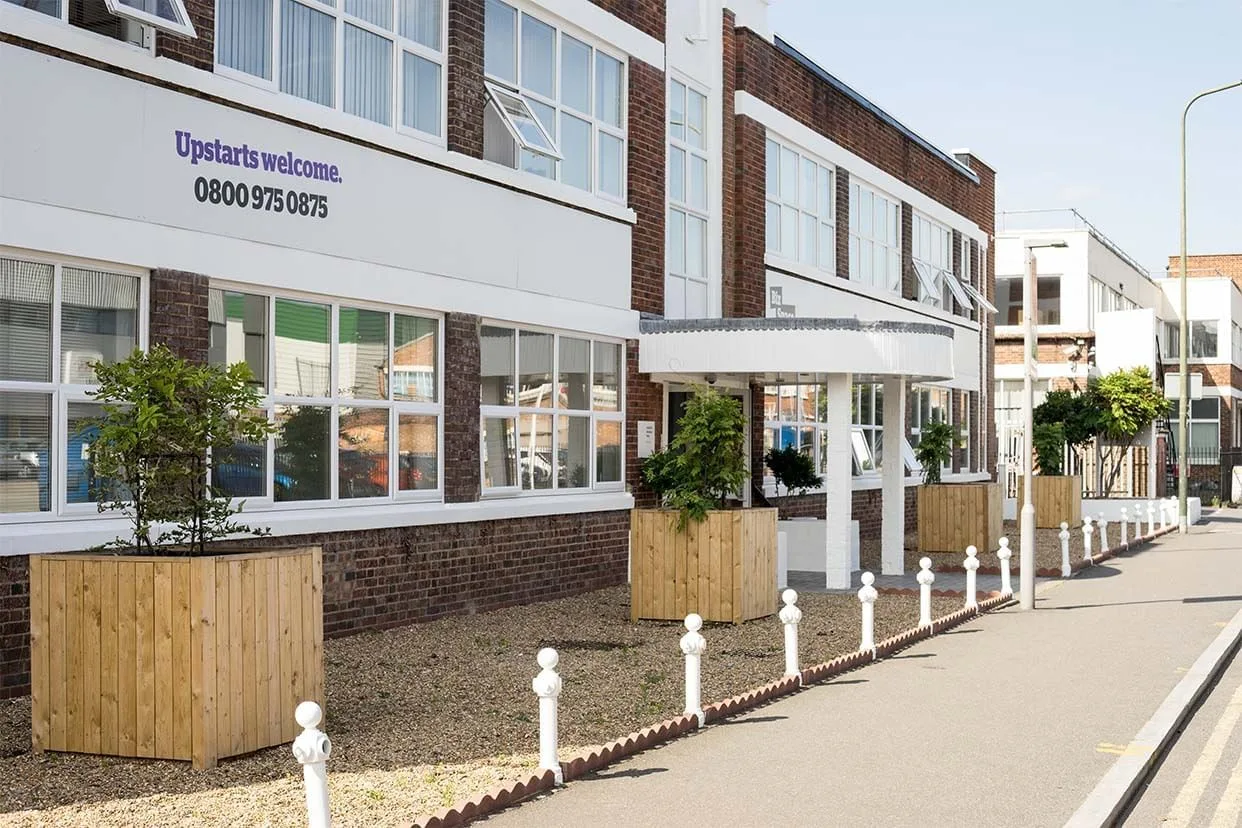 BizSpace Wimbledon, Building facade, Mitcham