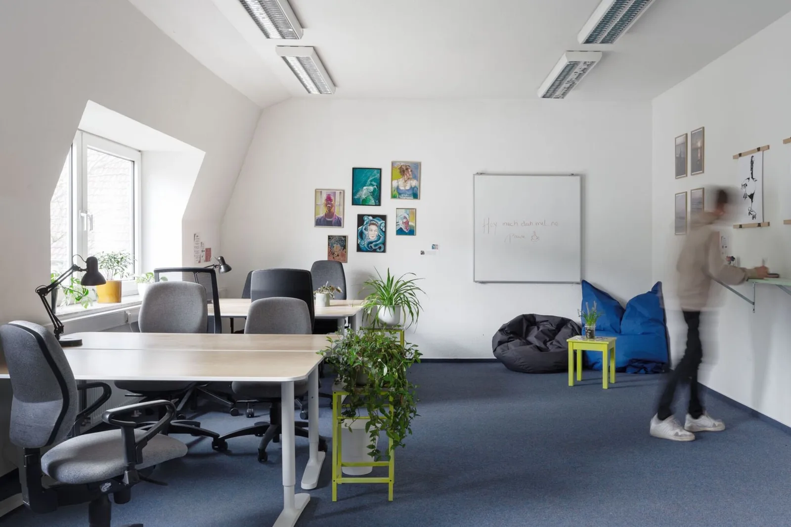 Blau:pause Flensburg, Privatbüro mit 6 Arbeitsplätzen, Flensburg