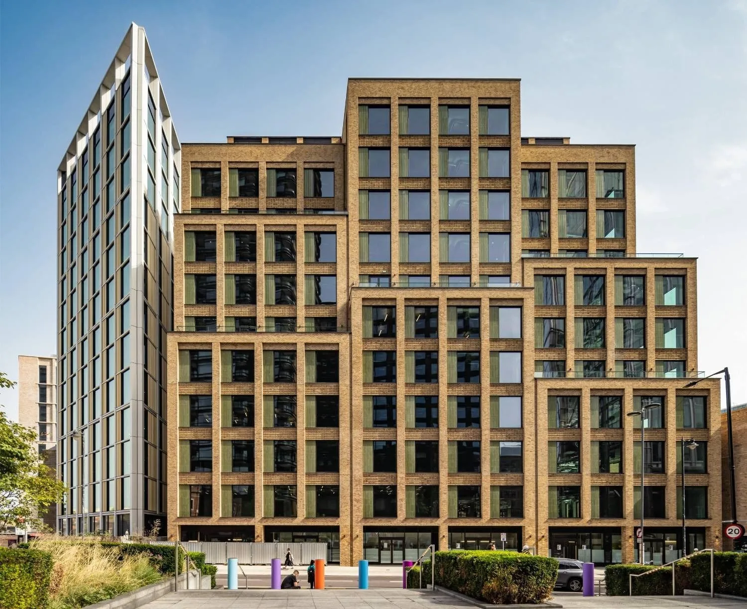 Blossom Yard, Building facade, London