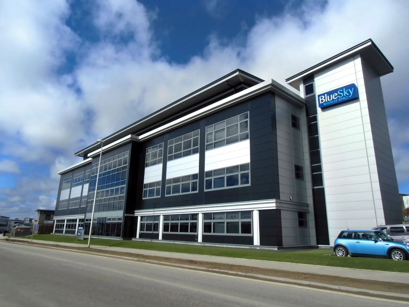Blue Sky Business Space, Building facade, Aberdeen
