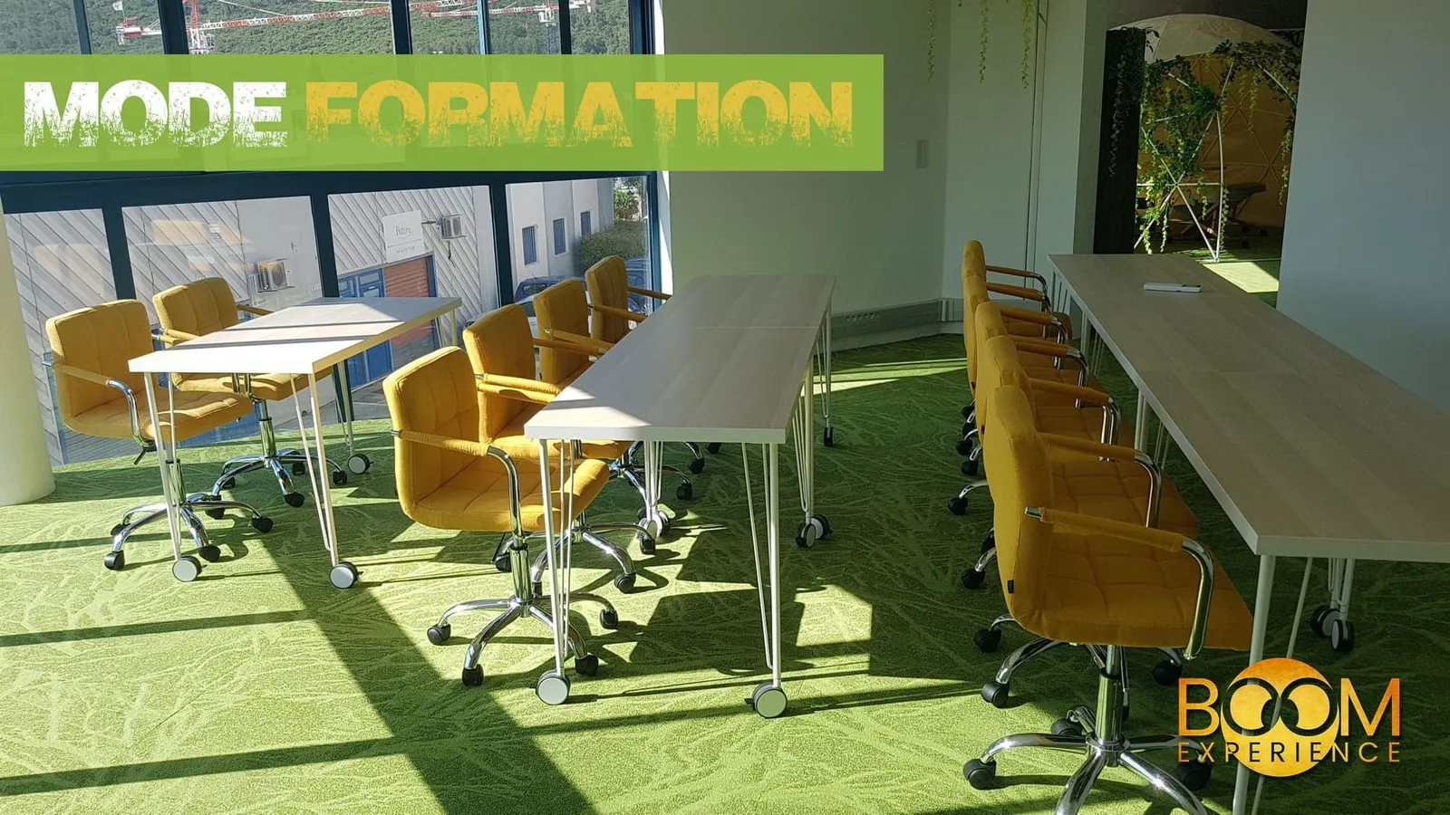 Boom Experience, Salle de formation 9 personnes, Aubagne