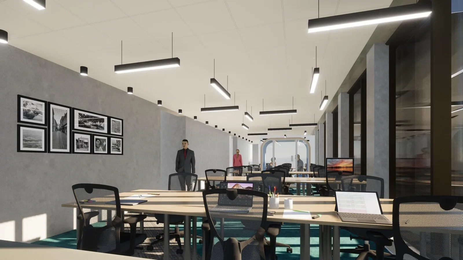 BOPE Nantes Haluchère, Open-plan office, Nantes
