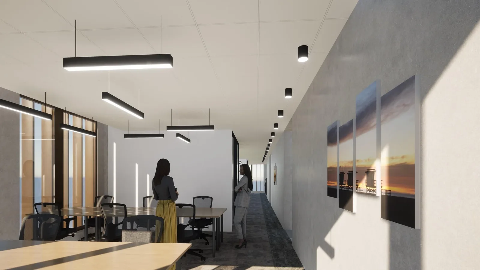 BOPE Nantes Haluchère, Open-plan office, Nantes