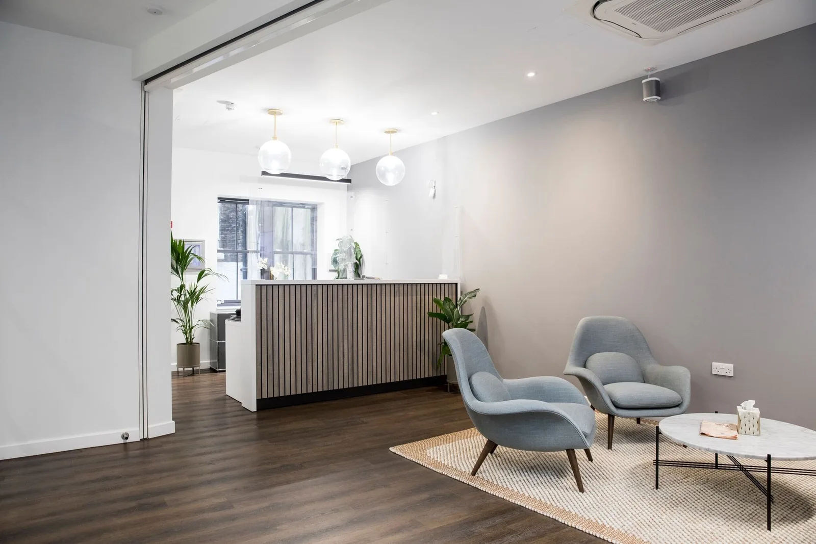 Bourlet Close, Reception, London